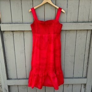 Vintage Young Hawaii Mark Christopher Dress Tiki Rockabilly Hawaiian Sz L